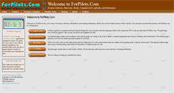 Desktop Screenshot of forpilots.com